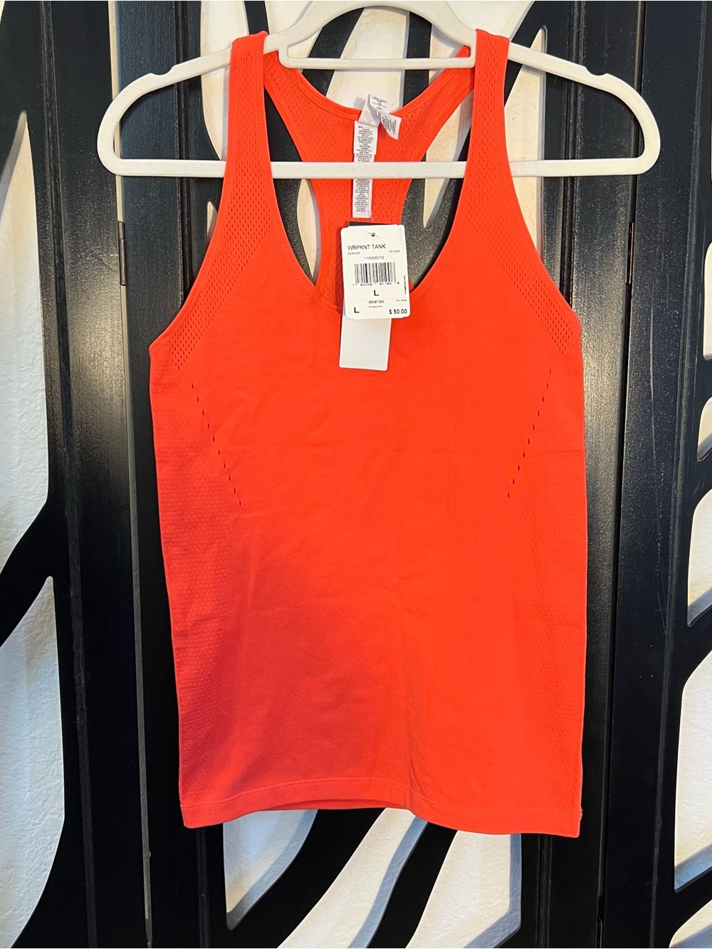 Adidas Wanderflow Warp Knit Tank Top Racerback Red CE7628 Women's L NWT